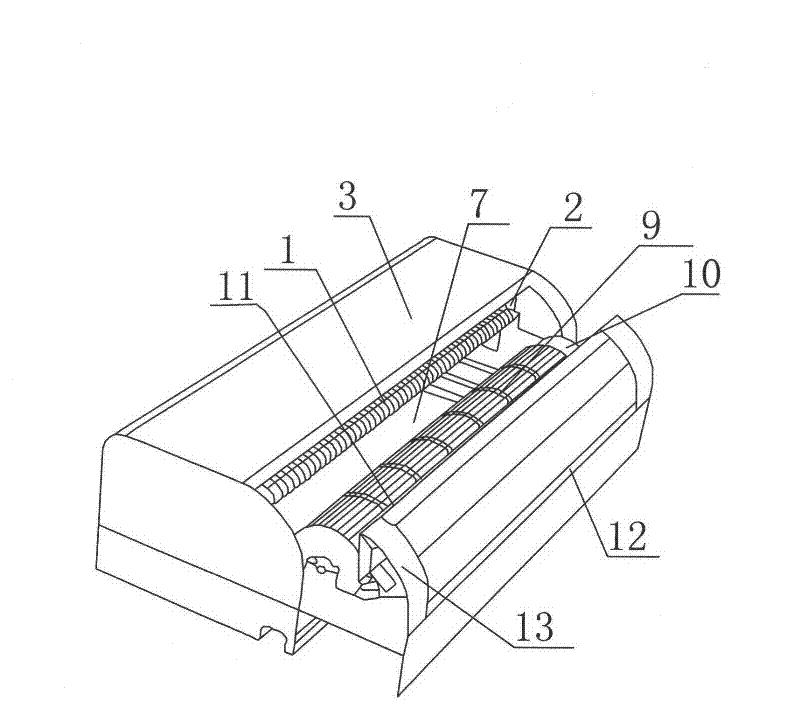 A modular combined fan detachable and washable air conditioner indoor unit