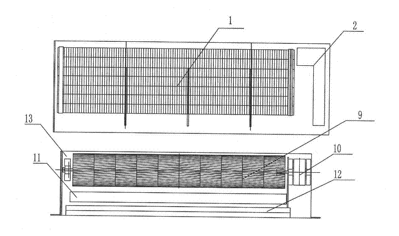 A modular combined fan detachable and washable air conditioner indoor unit