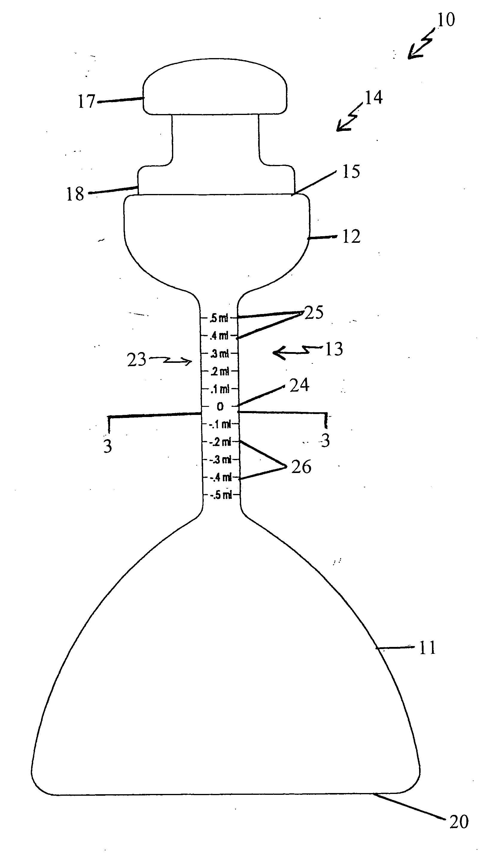 Volumetric densiometer flask