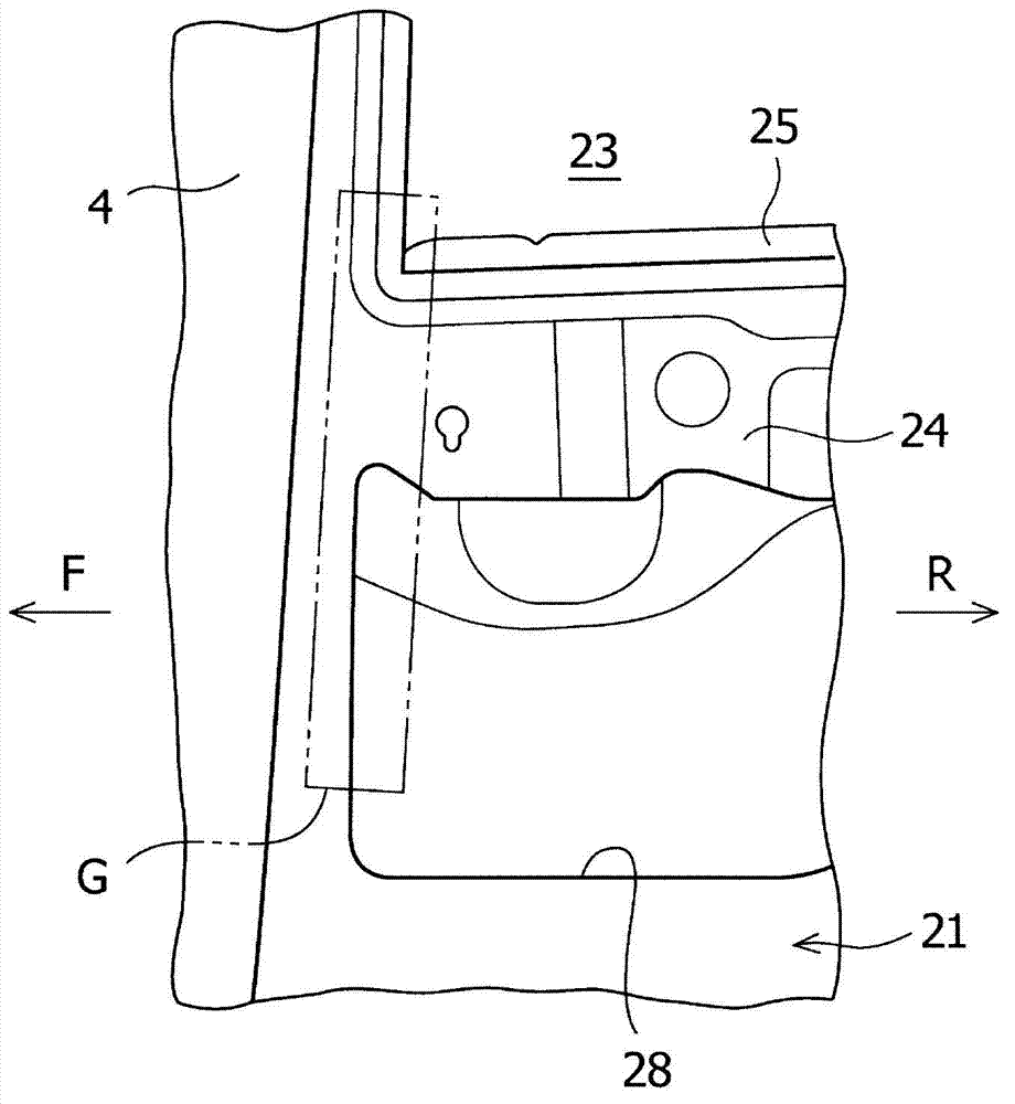 Strengthening structure of sliding door for vehicle