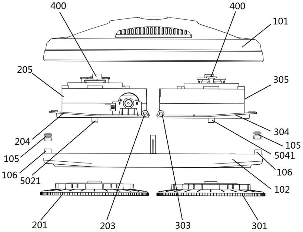 Cleaning device and walking control method thereof