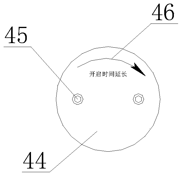 Automatic opening and closing and delay device for urinary catheter