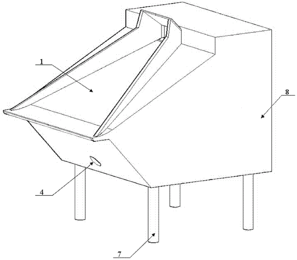 Wave jumping impeller type wave energy power generating device automatically lifting along with tide level