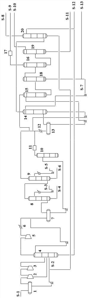 A device and method for high-pressure desulfurization and separation of oil and gas