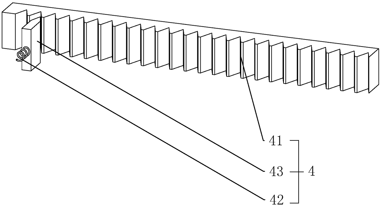 Cloth supporting mechanism of cloth plaiting machine