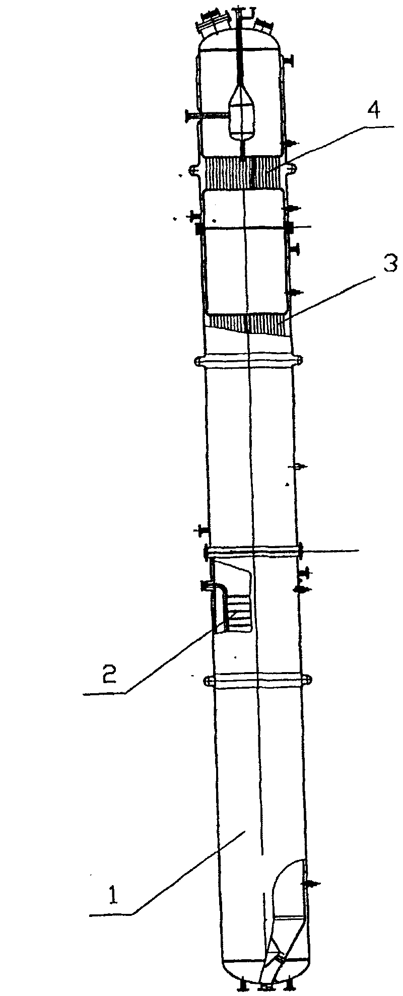 Production technique and equipment for polymerizing polyamide