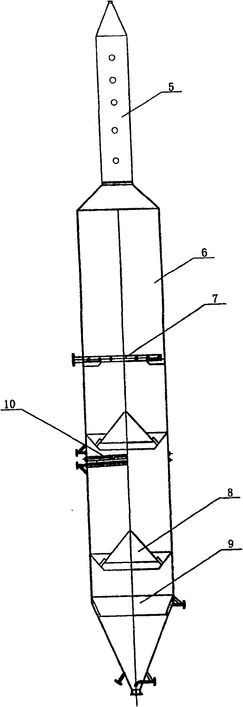 Production technique and equipment for polymerizing polyamide