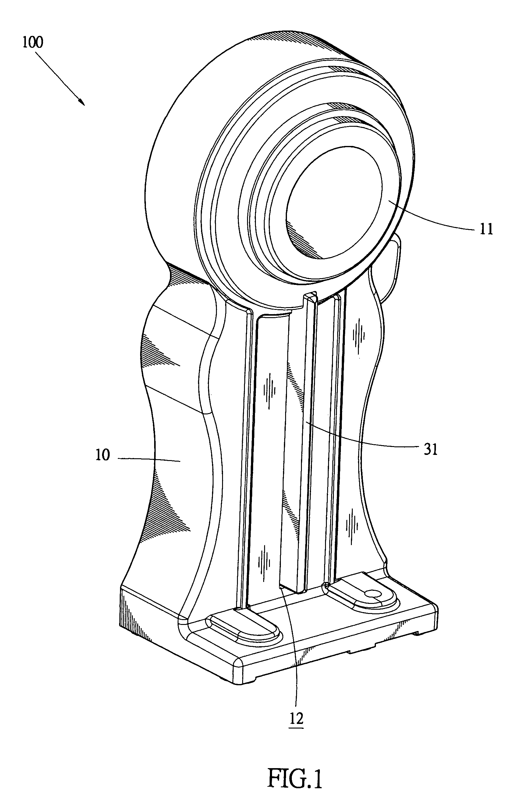 Barcode label retention device of barcode printer