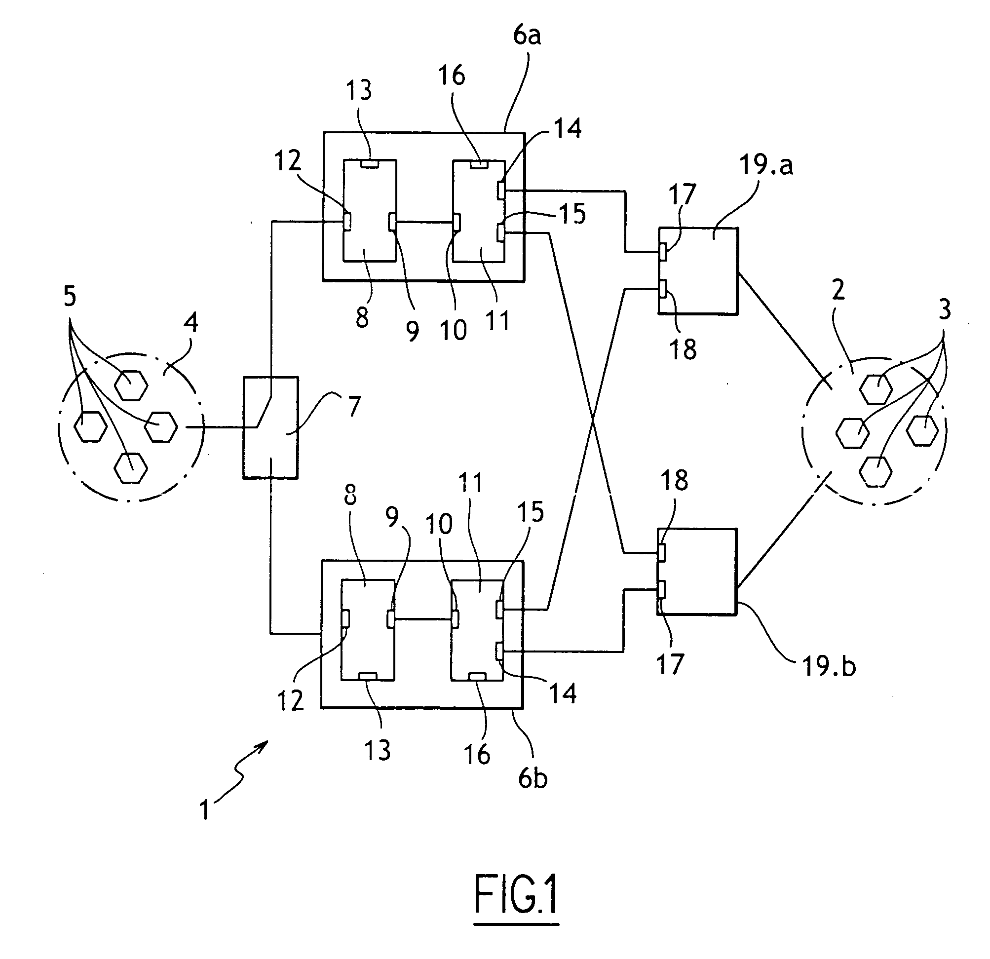 Method of exchanging information between two networks operating under different routing protocols