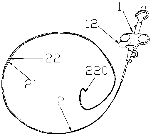 Hemostatic electric scalpel without adhering to mucosa in gastrointestinal tract