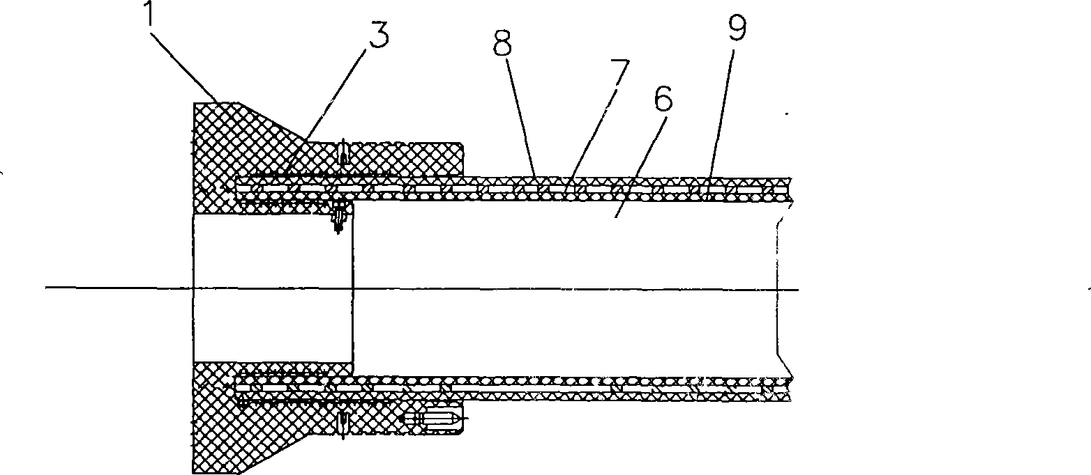 Metal framework reinforced plastic composite pipes and method for manufacturing the same