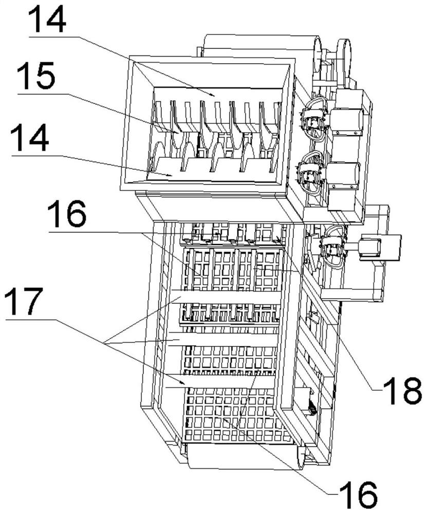 Automatic chemical fertilizer bag opening and discharging machine