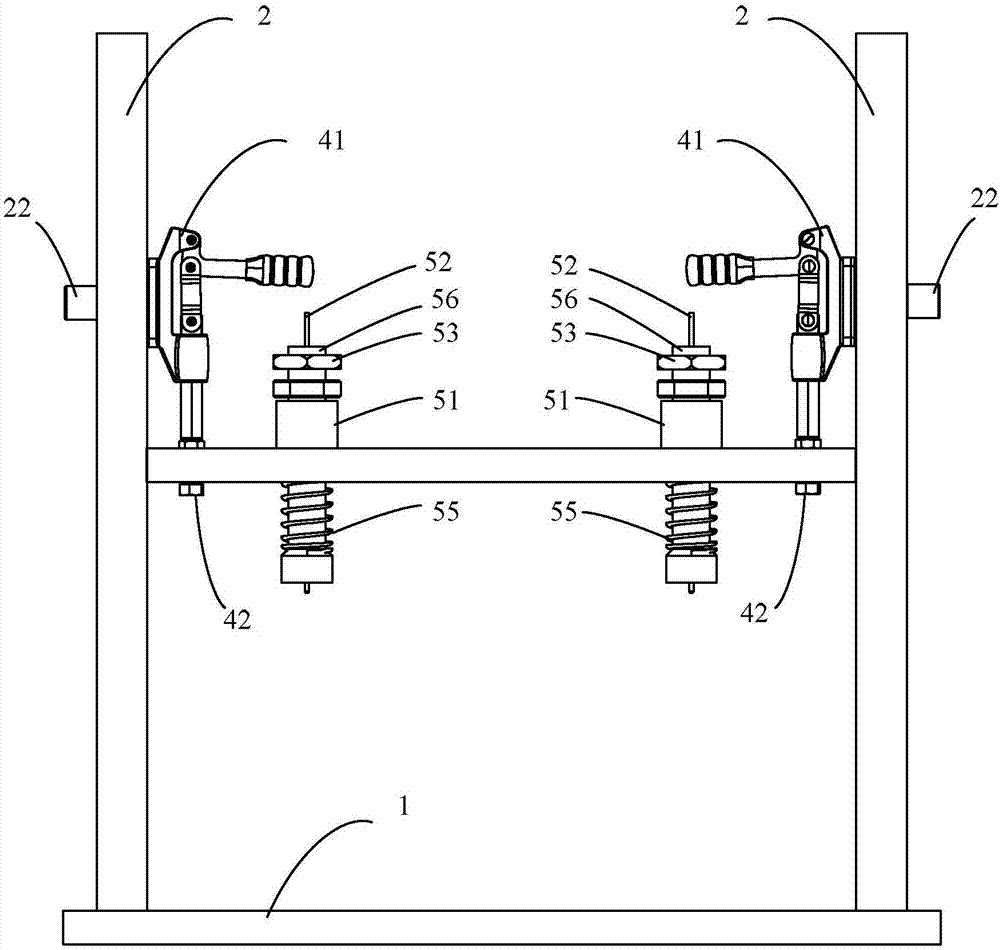 Battery testing fixture