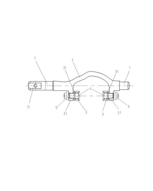 Gear box shifting fork