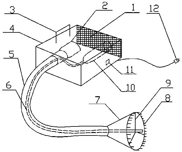 Dust remover for electric control panel