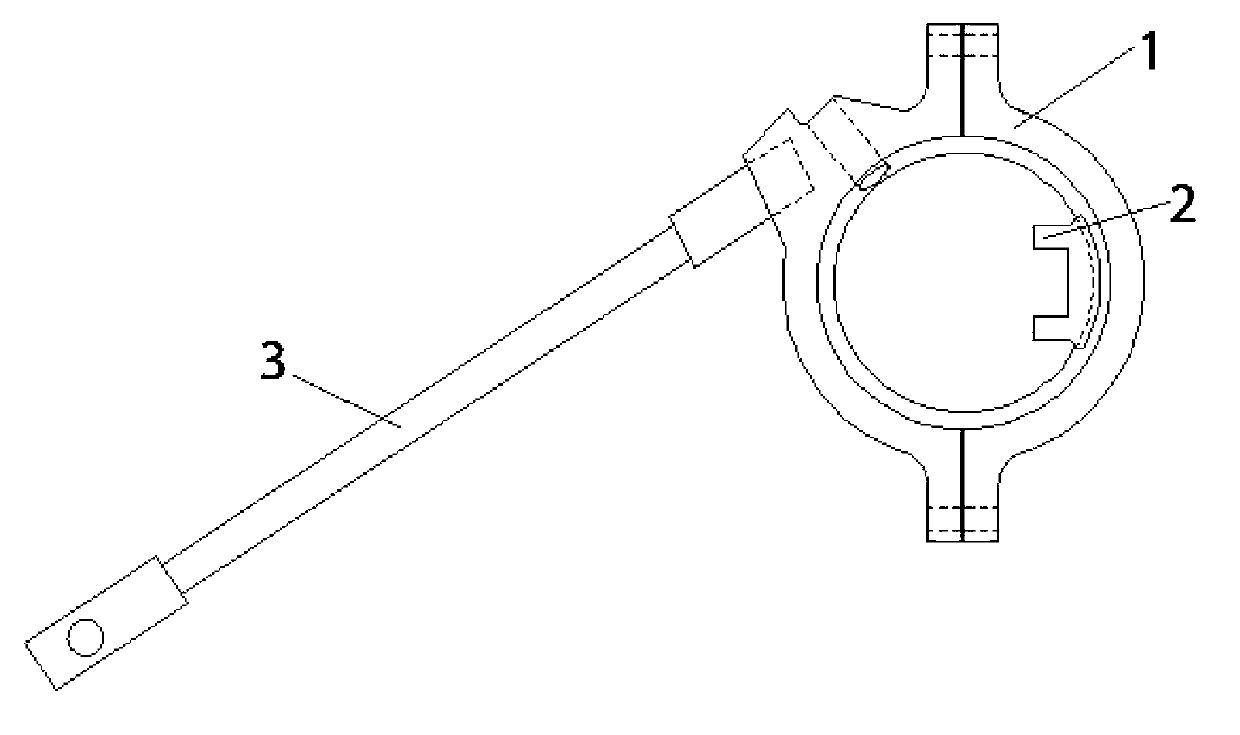 Elevating device of working face of high-voltage insulator chain