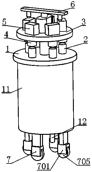 High-efficiency self-adhesion waterproof roll as well as production technology and equipment thereof