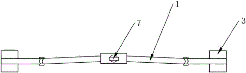 Traction frame for trailer