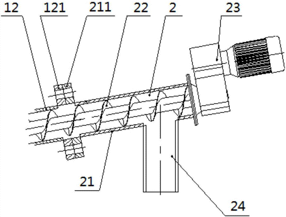 Material taking device and method for mixing unit