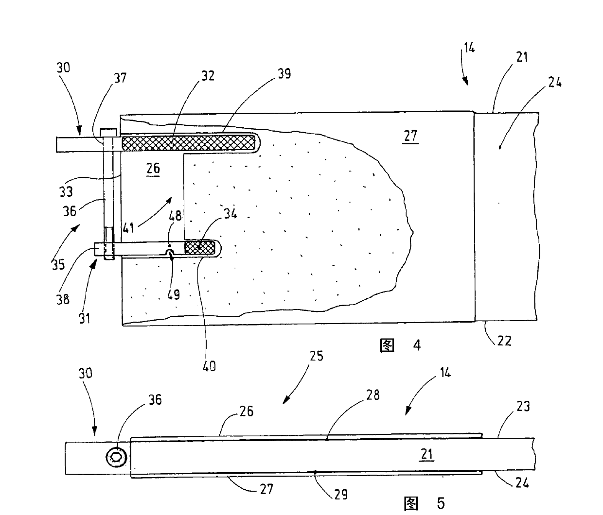 Heald shaft with lightweight shaft rod