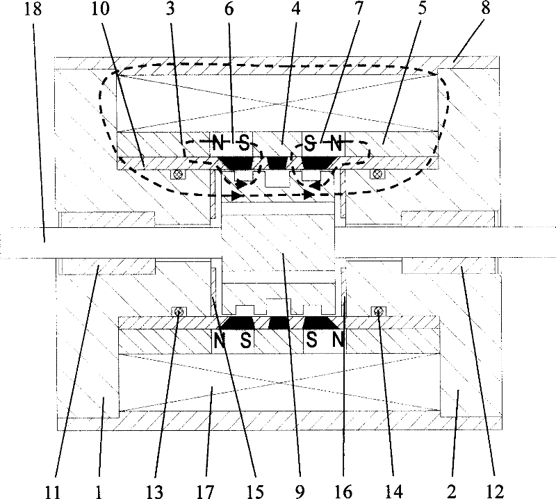 High voltage-resisting bi-directional linear force motor with low-power consumption