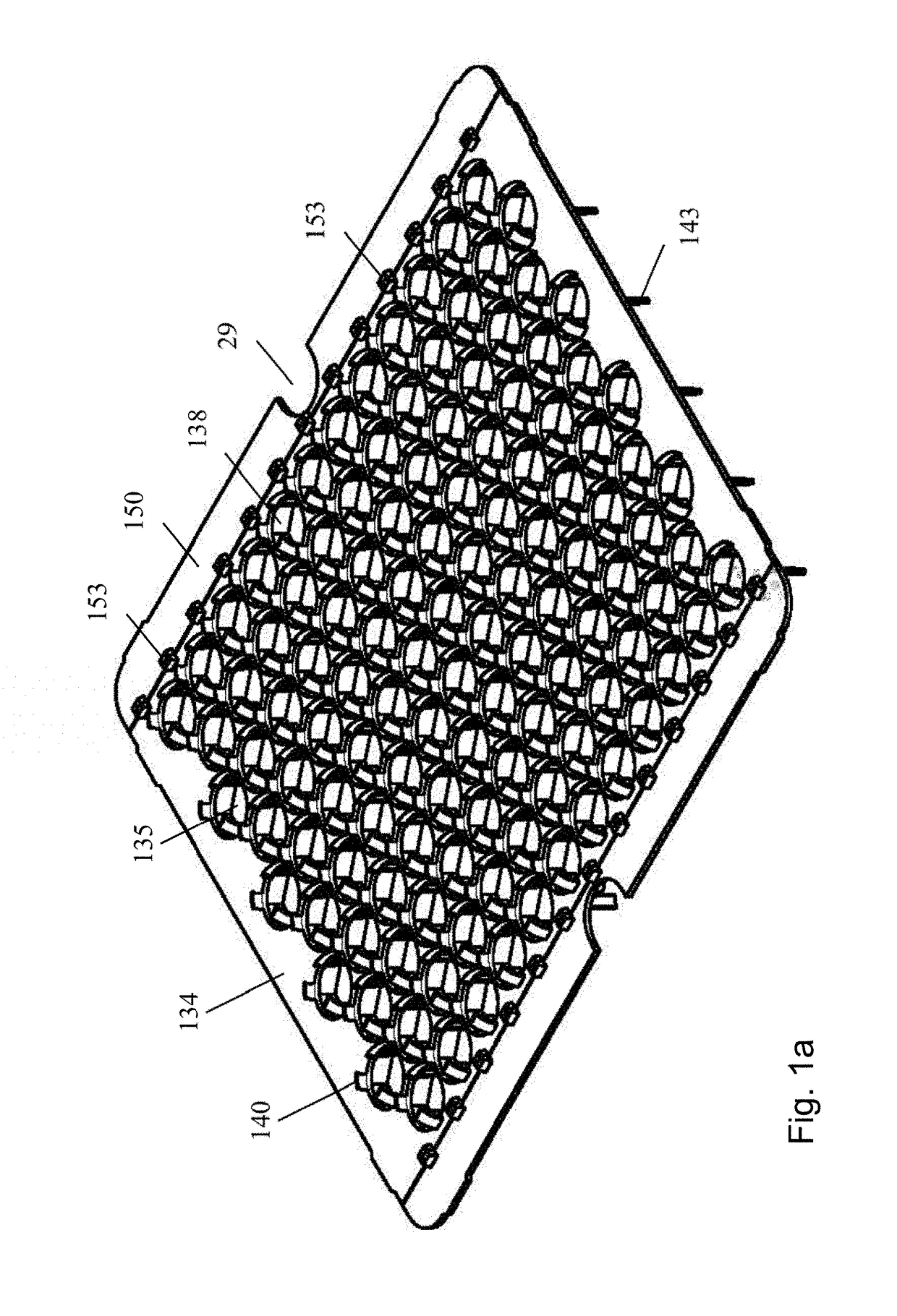 Process and apparatus for the treatment or processing of containers for substances for medical, pharmaceutical or cosmetic applications