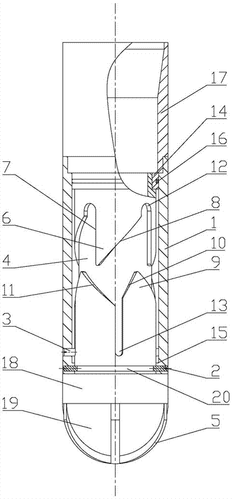 Rotary guiding shoe assembly capable of repairing borehole