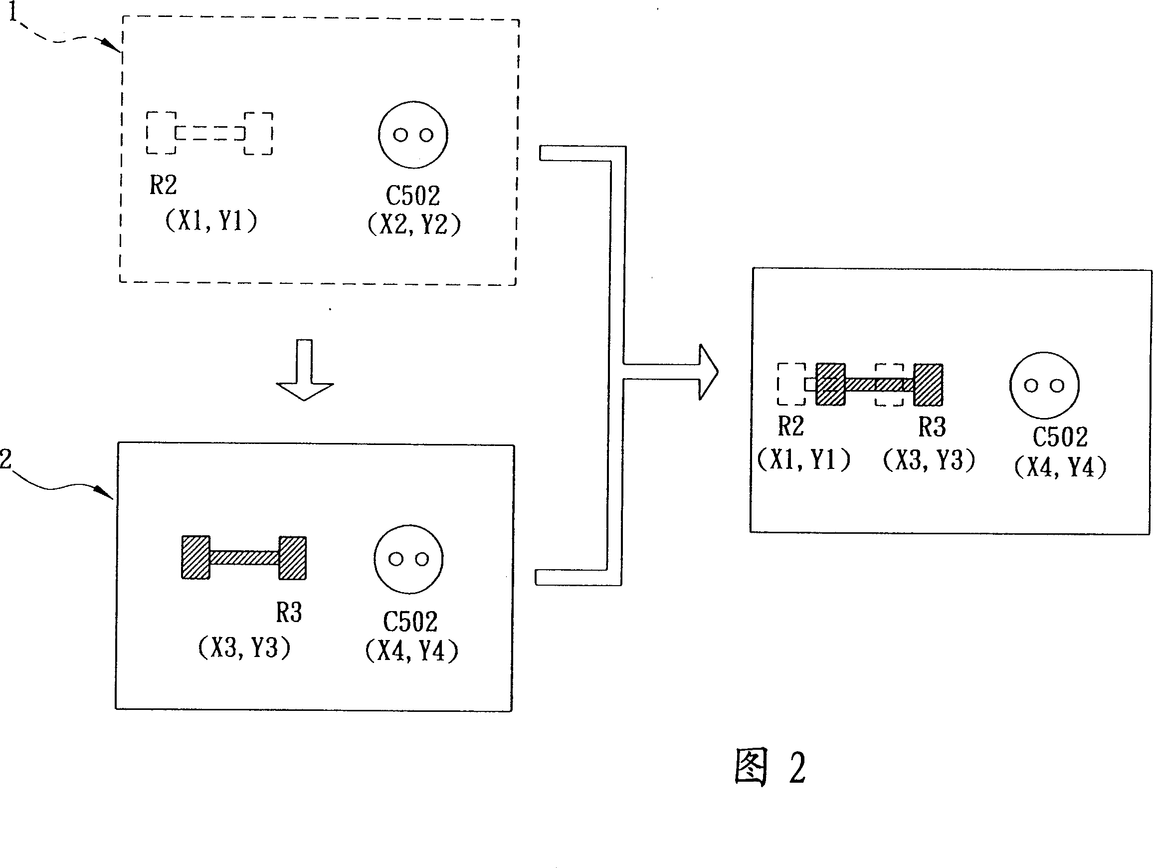 Comparision method for automatically comparing circuit design diagram with its modification conditions