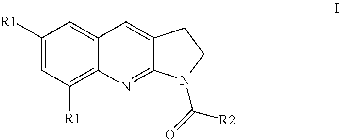 Anti-cancer agents based on N-acyl-2, 3-dihydro-1H-pyrrolo[2,3-b] quinoline derivatives and a method of making