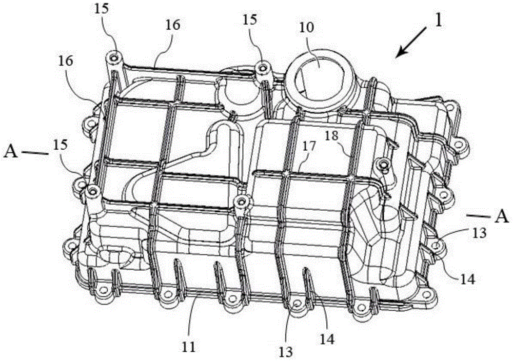 Hydraulic mechanism cover of automobile dual-clutch transmission