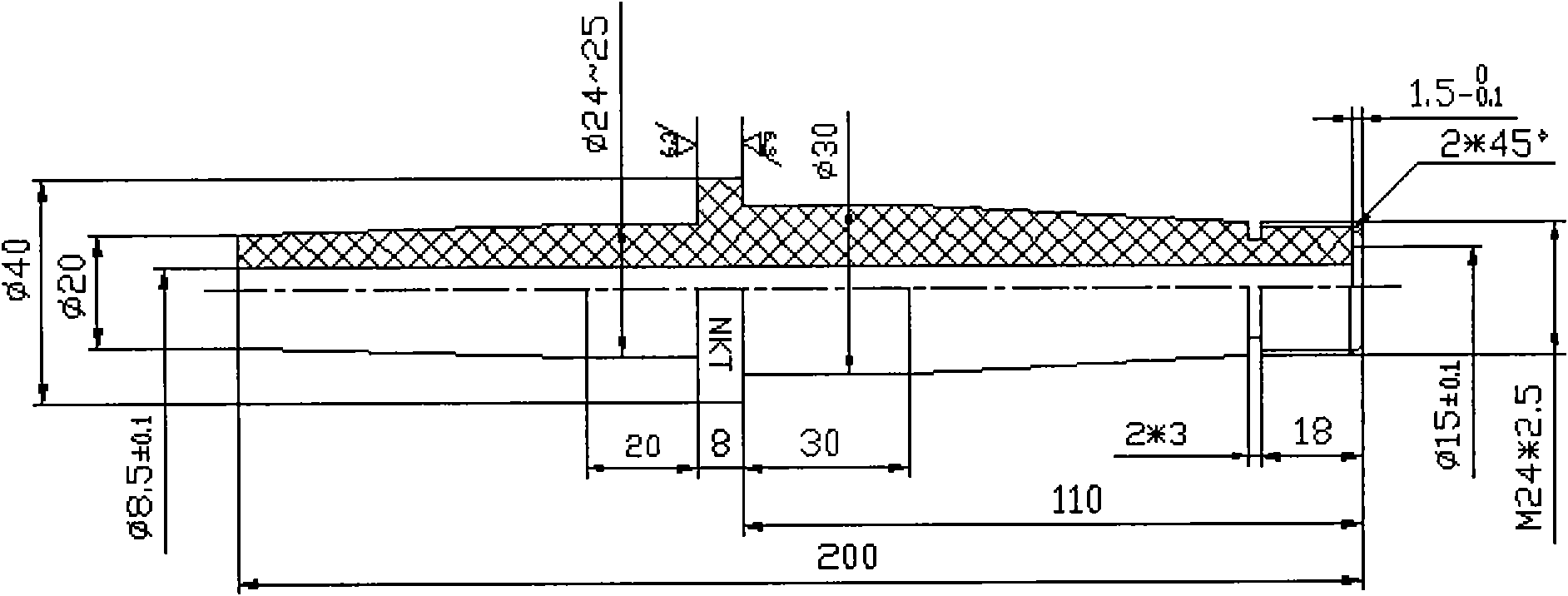 Preparation method of polyfluortetraethylene medium-pressure casing pipe for current transformer