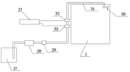 A test device for fire resistance performance of building vertical partition members under water spray protection