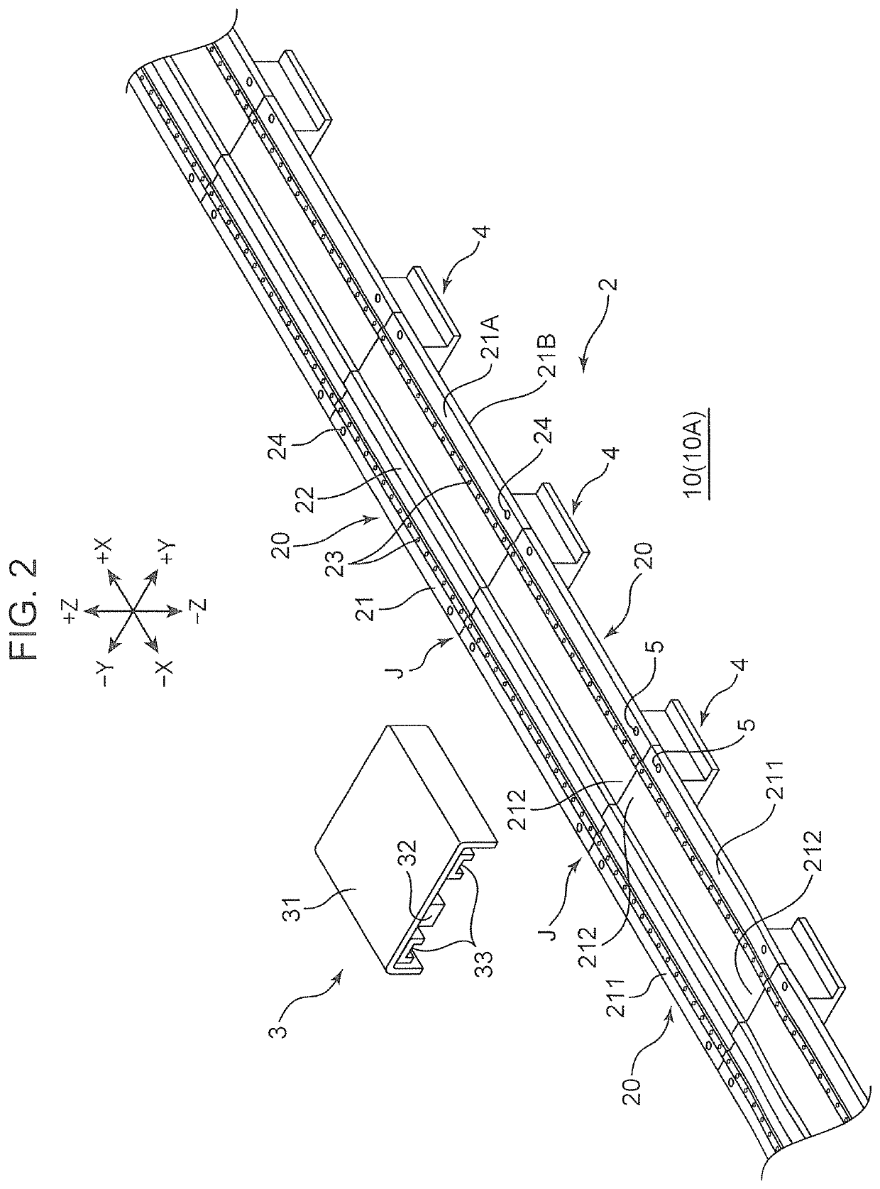 Linear conveyor device