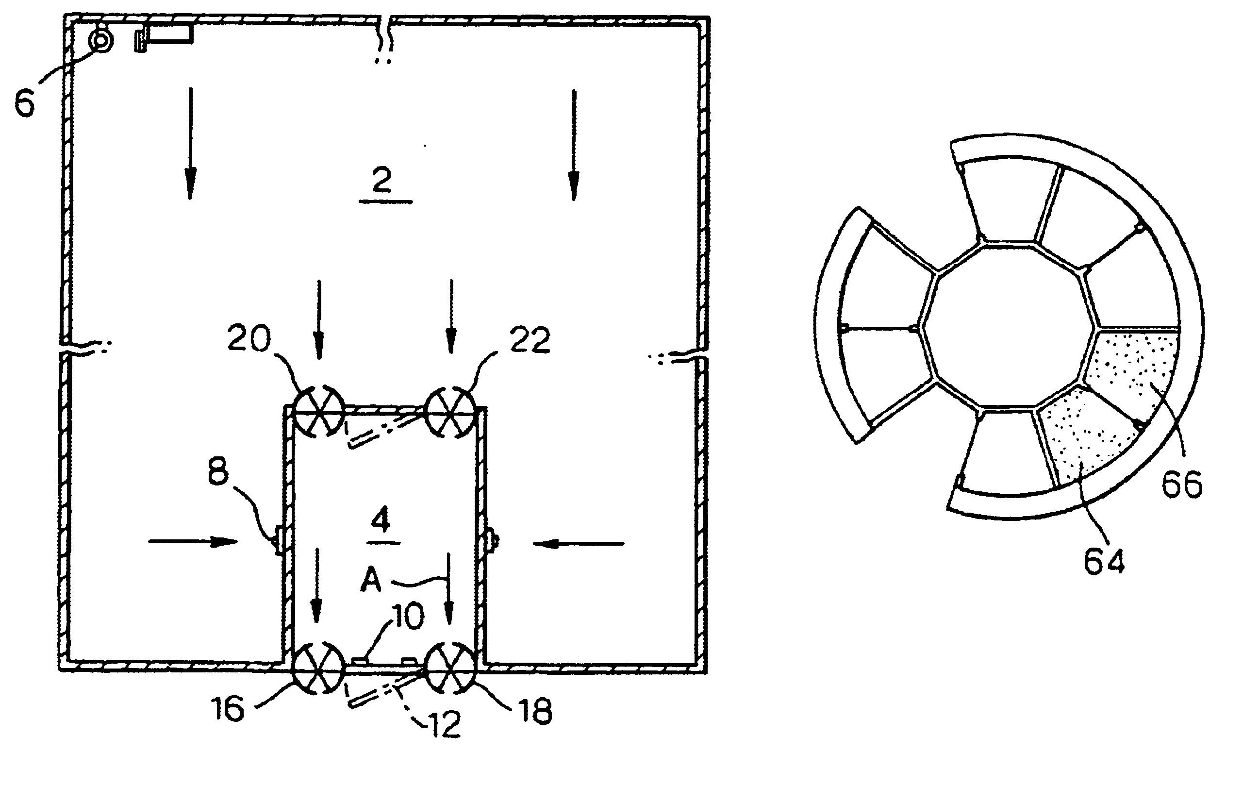 Airlock system and method for protecting a toxic-free area