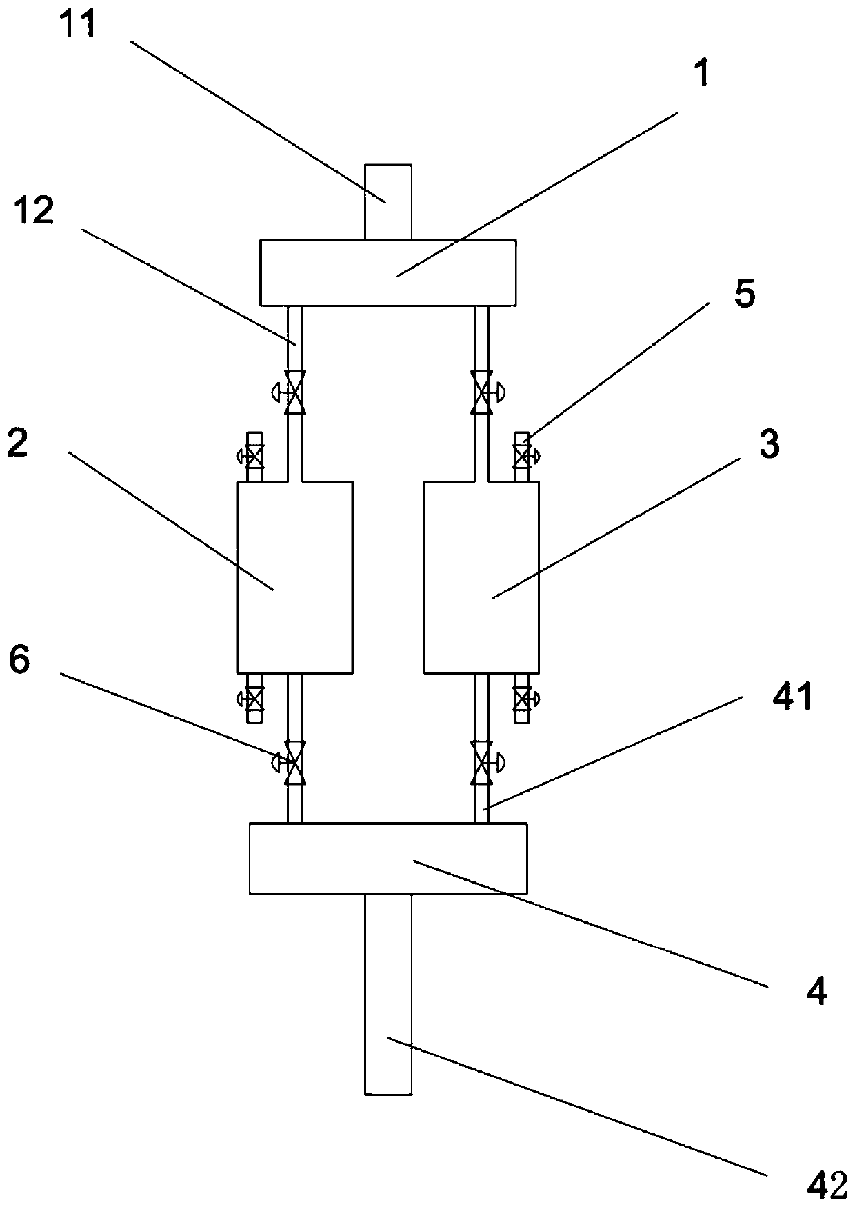 Double-channel heating device