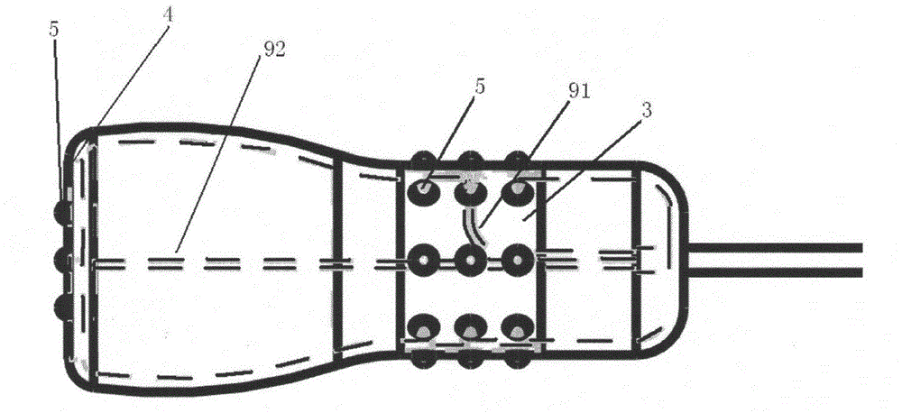 A movable measuring electrode device for fetal heart monitoring