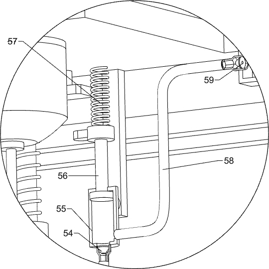 Handle gluing device for manufacturing paper bag