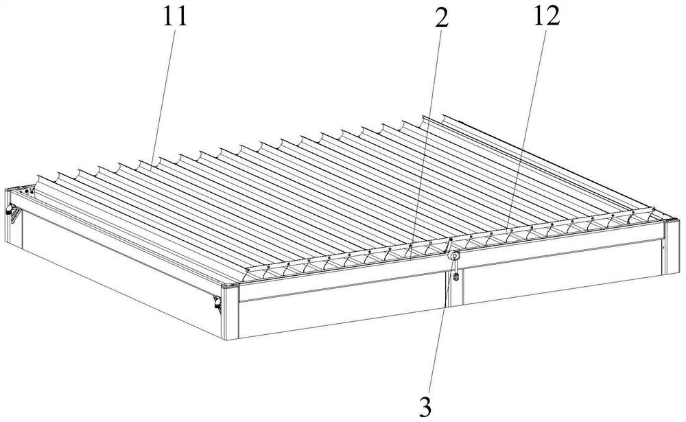 Louver blade assembly with waterproof structure