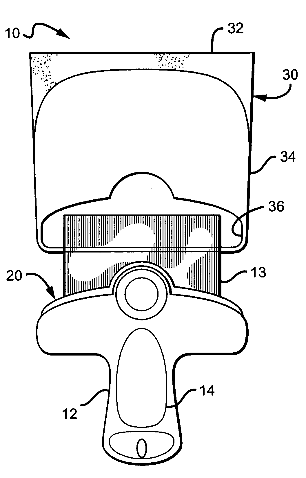 Dust pan ice scraper