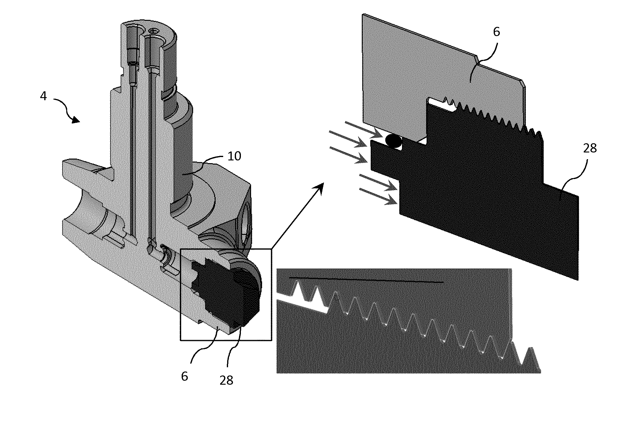 Metallic Body with Threaded Port Subject to Autofrettage