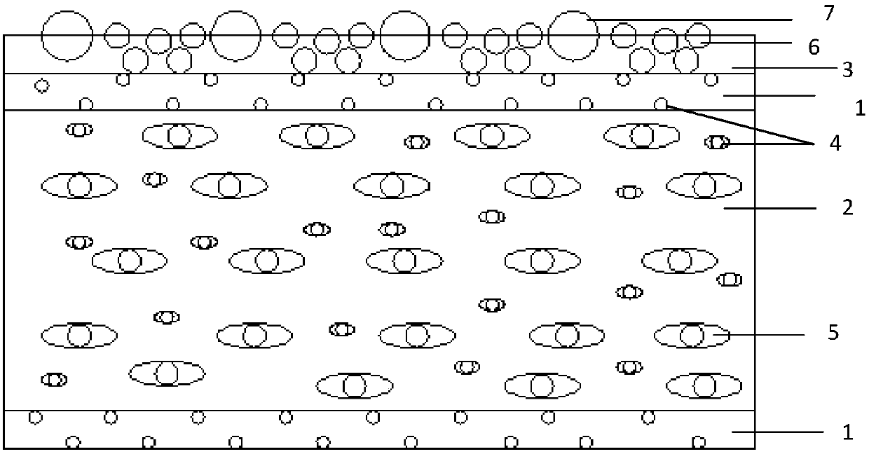 Reflective film with high diffuse reflectivity and preparation method thereof