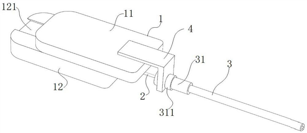 Hollow needle knife and application method thereof