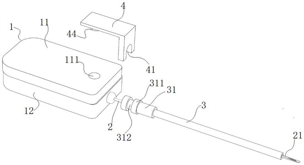 Hollow needle knife and application method thereof