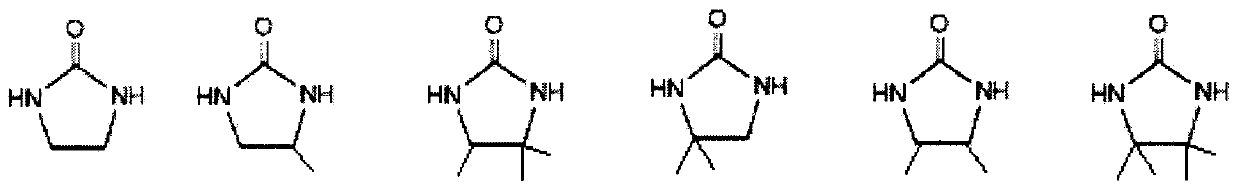 Synthetic method for semi-cucurbituril [6] with 2-imidazolidone and derivatives therefor as unit