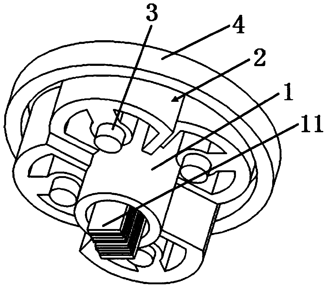 Hanging type power cable and optical cable