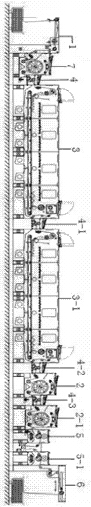 Open-width continuous washing system