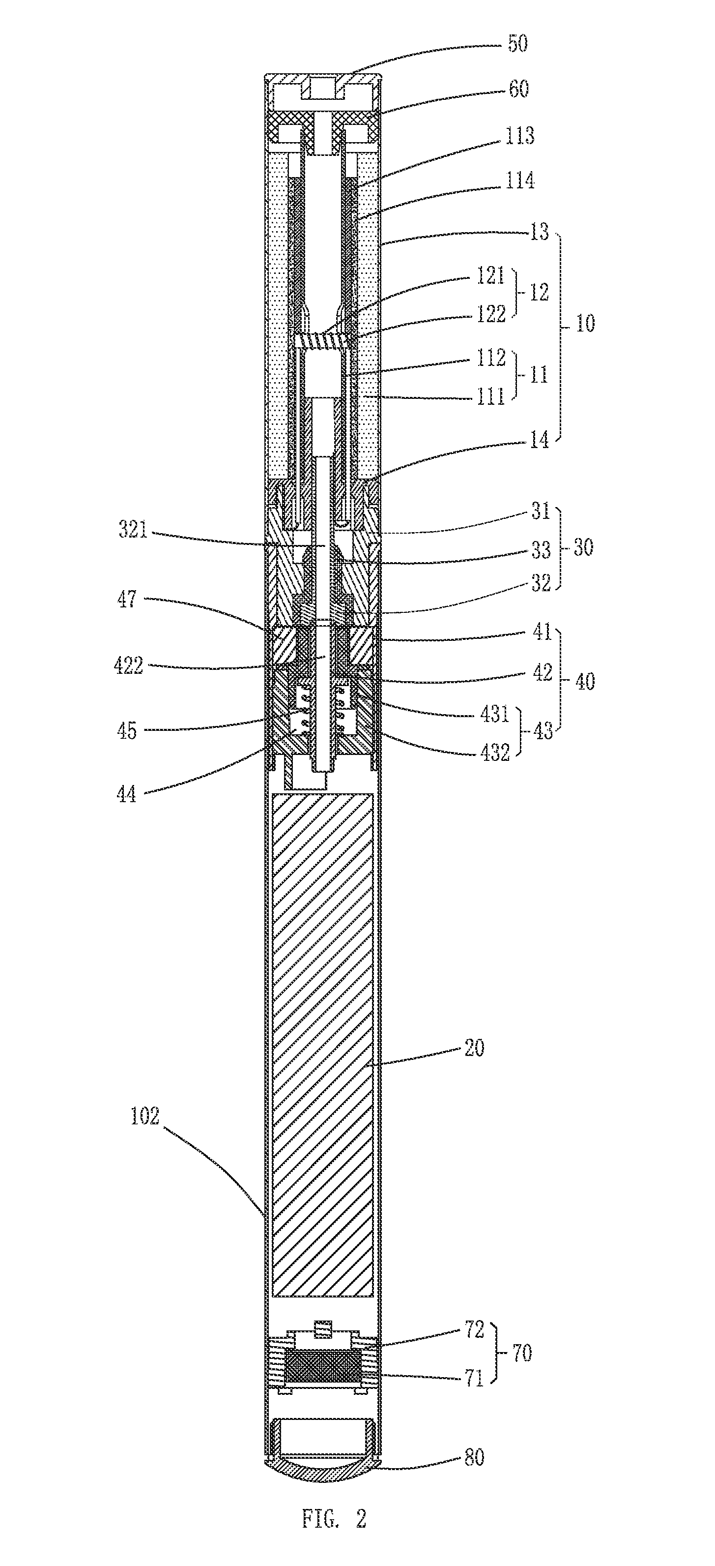 Electronic cigarette device, electronic cigarette, and atomizing device used  in the same