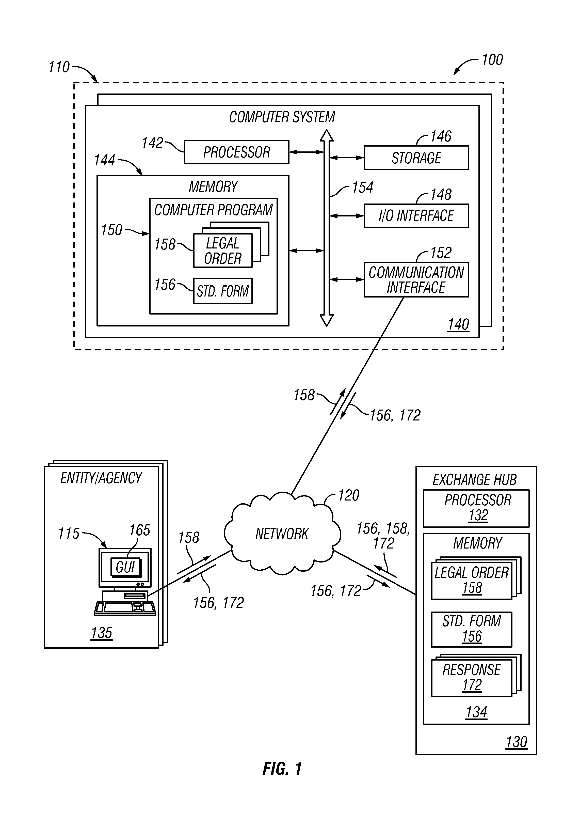 System and Method for Legal Order Processing