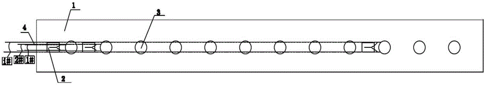 A method for measuring loose circles of surrounding rocks based on distributed resistance strain gauges