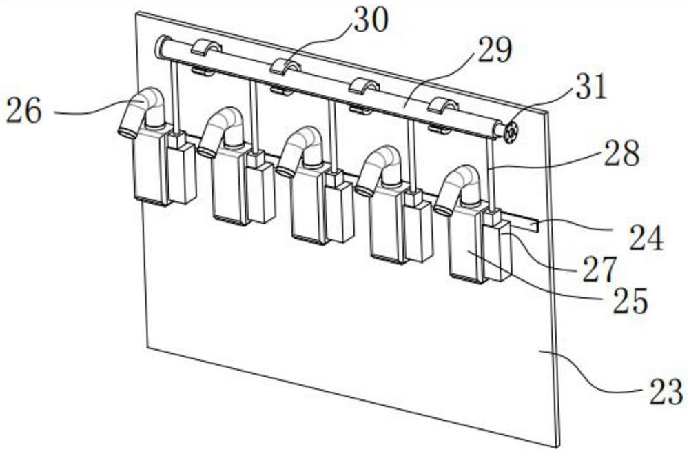 Full-automatic human body temperature measurement disinfection room